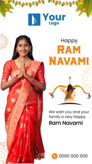 Ram Navami Wishes banner