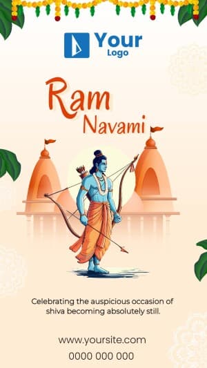 Ram Navami Wishes poster