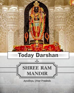 Today Darshan Story Instagram banner