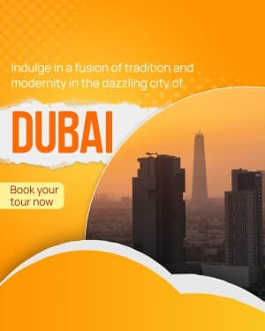 Dubai marketing poster