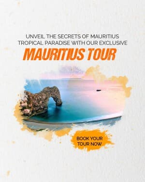 Mauritius marketing poster