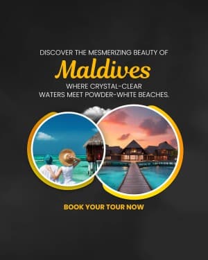 Maldives business flyer