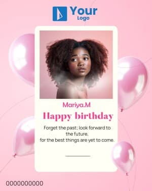 Birthday Wishes (Edited) Facebook Poster