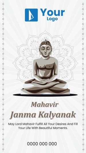 Mahavir Janma Kalyanak Wishes whatsapp status template