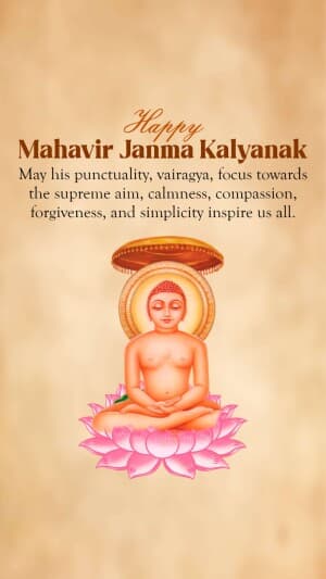 Insta story - Mahavir Janma Kalyanak poster