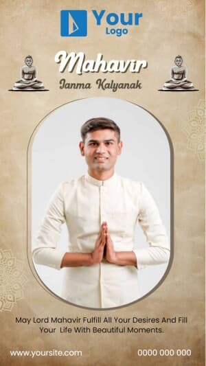 Mahavir Janma Kalyanak Wishes template