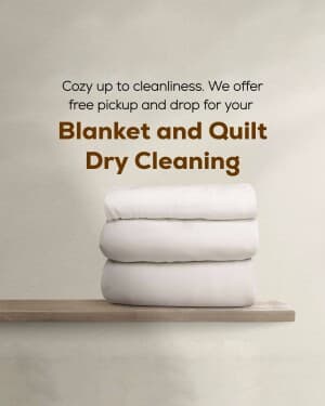 Dry Cleaners promotional post