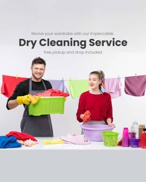 Dry Cleaners promotional poster