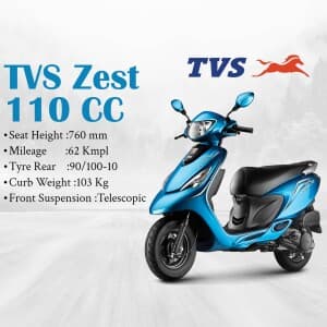 TVS Two Wheeler promotional template