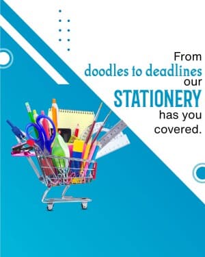 Stationary promotional post