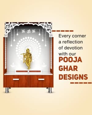 Pooja Ghar marketing post