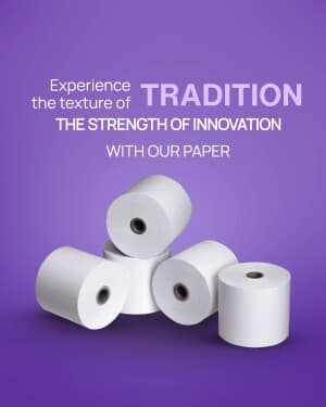 Paper Manufacturing business flyer