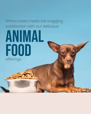 Animal Food business post