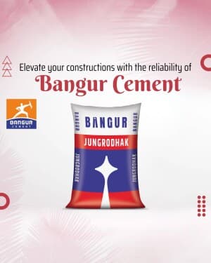 Cement promotional poster