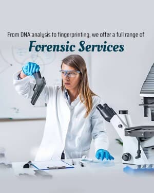 Forensic marketing poster