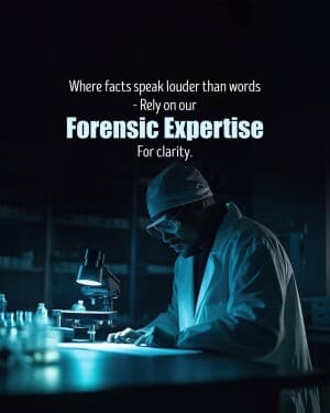 Forensic marketing post