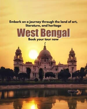 West Bengal marketing poster