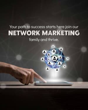 Network marketing industry flyer