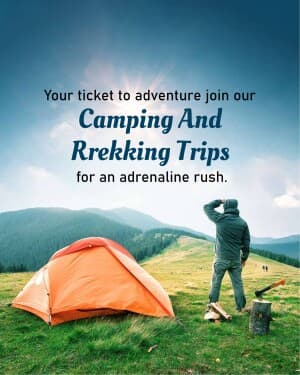 Camping & Tracking flyer