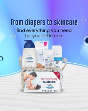 Baby Care Product marketing poster