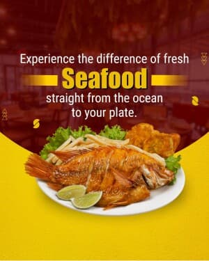 Seafood banner