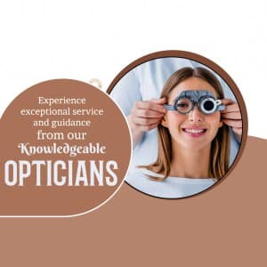 Optician marketing post