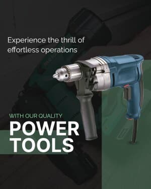 Power Tools marketing poster