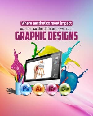 Graphic Designing marketing poster