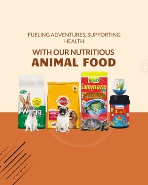 Animal Food template