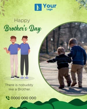 Brother's Day creative template