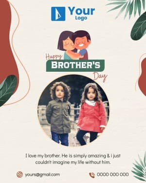 Brother's Day whatsapp status template