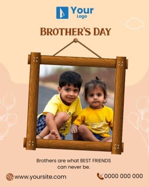 Brother's Day facebook ad banner