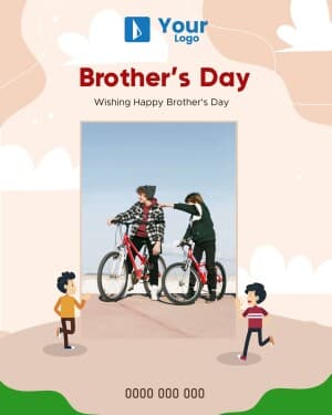 Brother's Day Instagram Post template