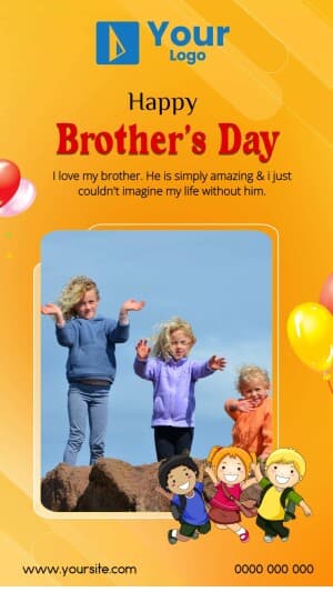 Brother's Day Social Media template