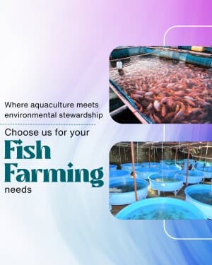 Fish Farming flyer