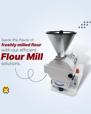 Flour Mill promotional template