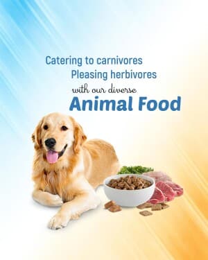 Animal Food post