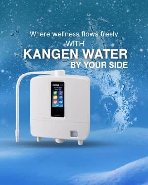 Kangen Water marketing poster