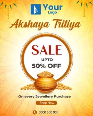 Akshaya Tritiya Offers advertisement template