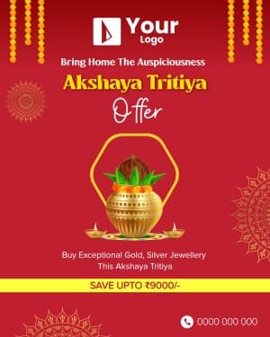 Akshaya Tritiya Offers ad template