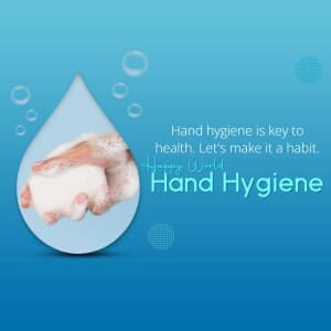 World Hand Hygiene Day whatsapp status poster