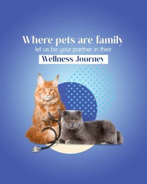 Veterinary promotional poster