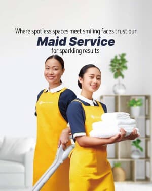 Maid Service marketing post