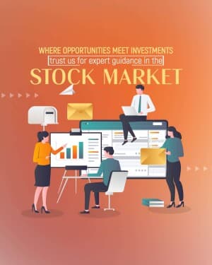 Share Stock Market instagram post
