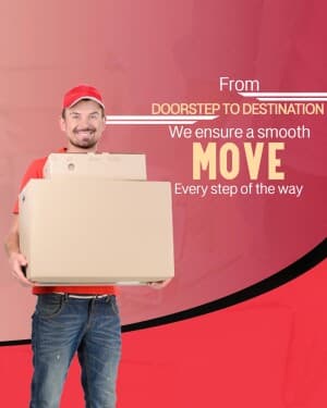 Packers and Movers marketing poster