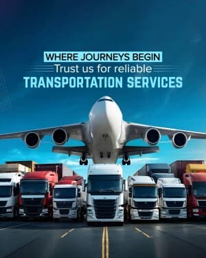 Transport marketing poster