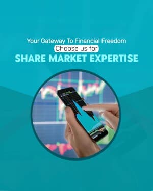 Share Stock Market facebook ad