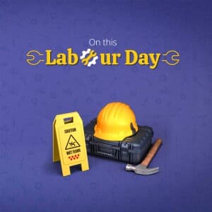 Labour Day whatsapp status poster