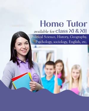 Home Tuition promotional post