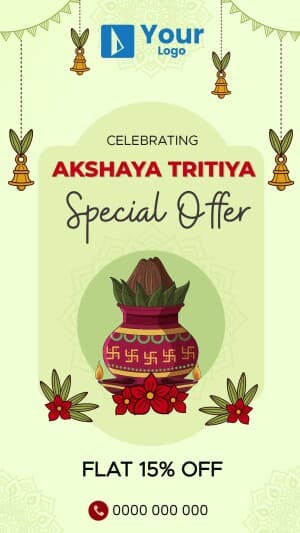 Akshaya Tritiya Offers marketing flyer